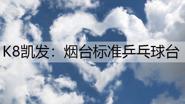K8凯发：烟台标准乒乓球台