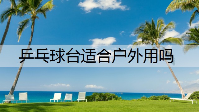 乒乓球台适合户外用吗