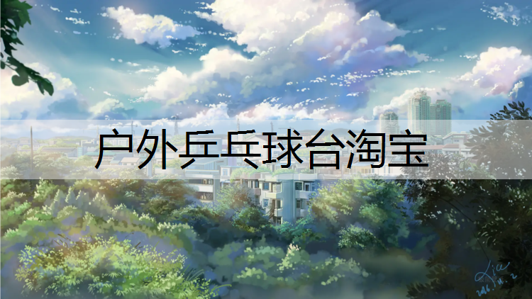 户外乒乓球台淘宝