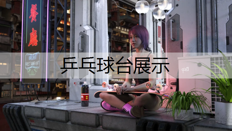乒乓球台展示